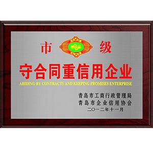 市級(jí)守合同重信用企業(yè)